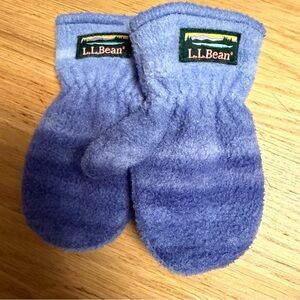 L.L. Bean Cozy Blue Kids Mittens
